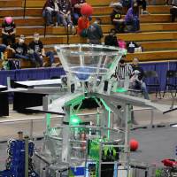 Robots wait for a match to begin